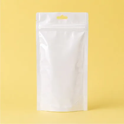 Zipper Plain Pouches — a finished pouch built on a CEE CEE zipper profile.