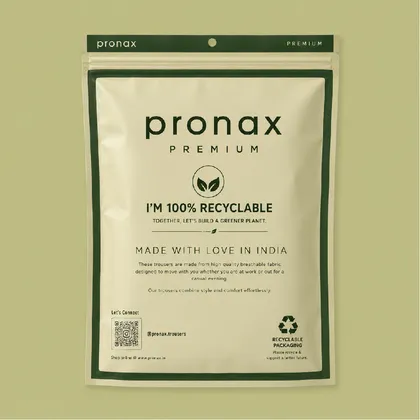 Zipper Recyclable Pouches — a finished pouch built on a CEE CEE zipper profile.